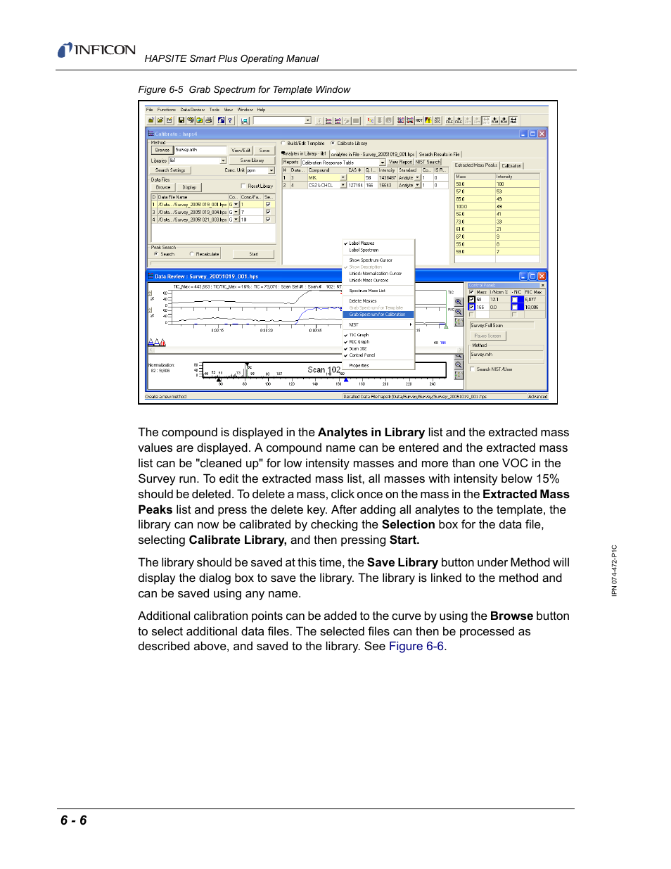 INFICON HAPSITE Smart Plus Chemical Identification System User Manual | Page 240 / 586