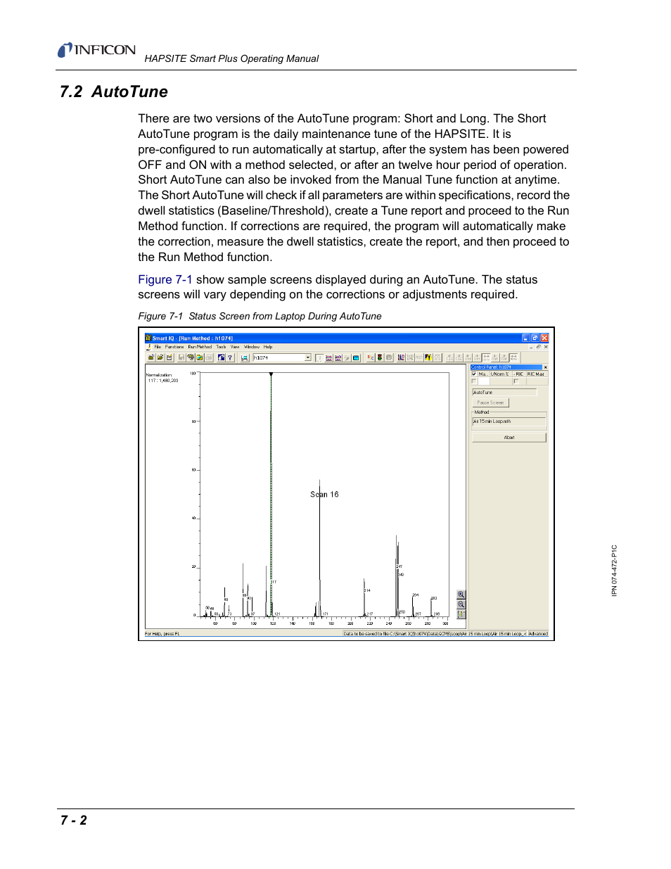 2 autotune | INFICON HAPSITE Smart Plus Chemical Identification System User Manual | Page 244 / 586