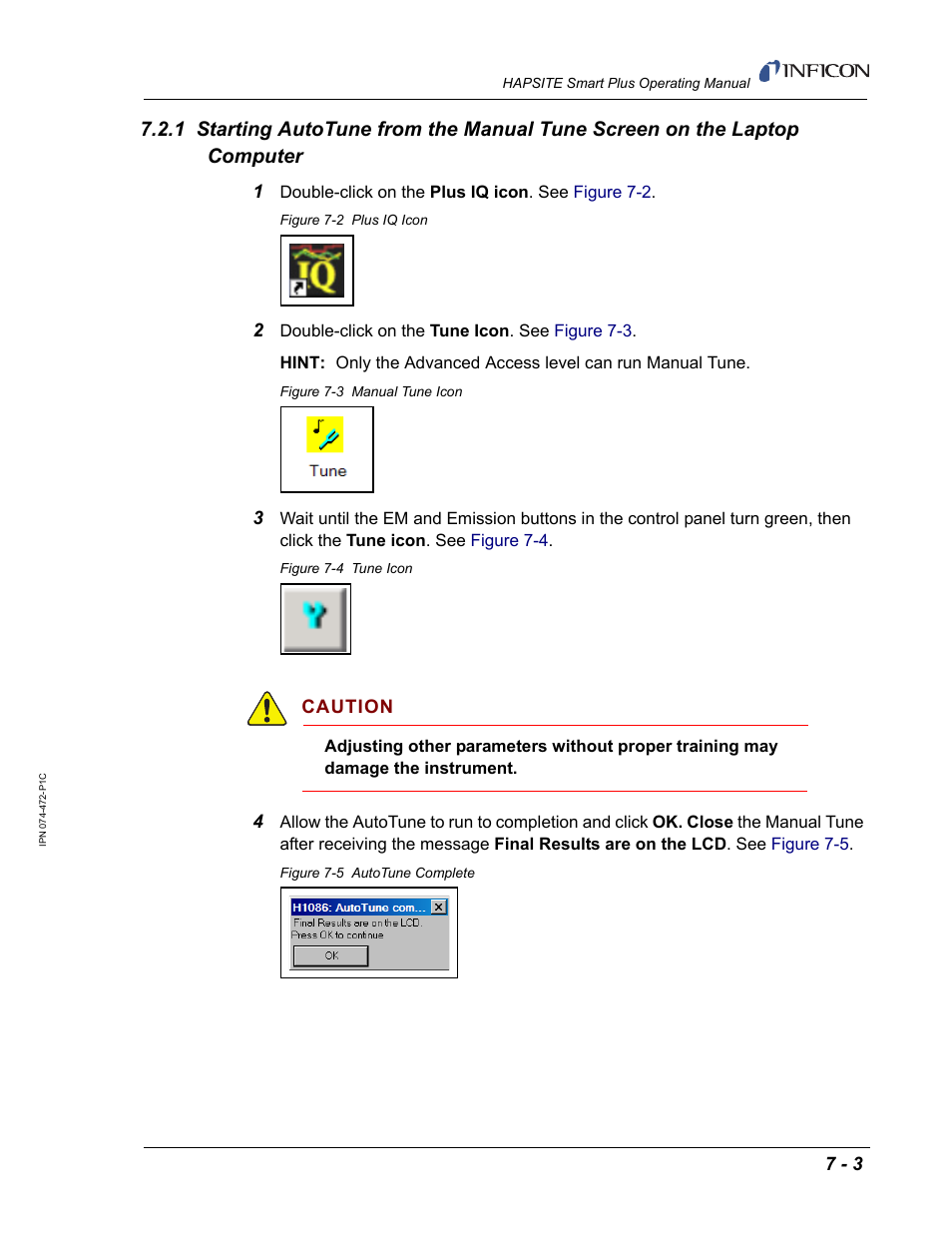 INFICON HAPSITE Smart Plus Chemical Identification System User Manual | Page 245 / 586