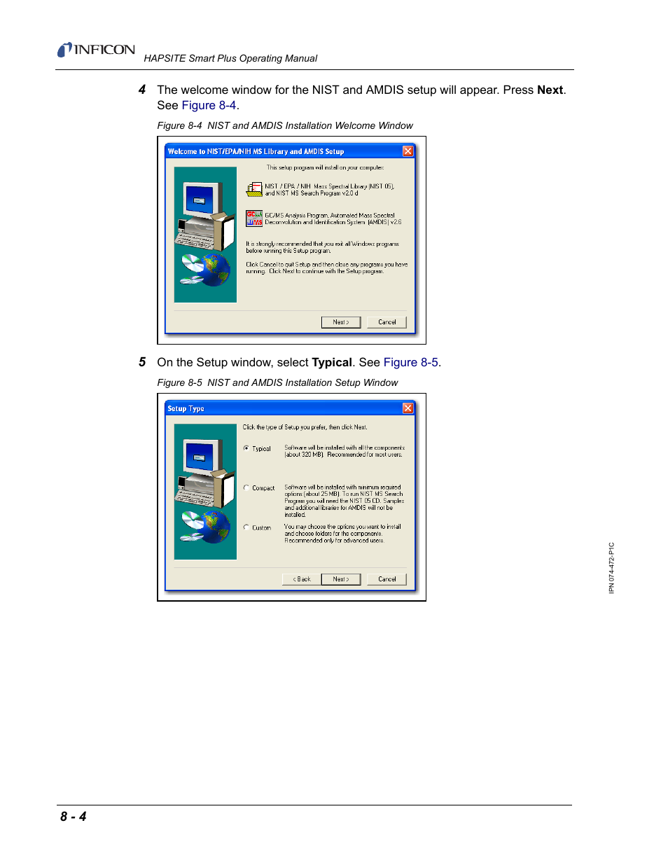 INFICON HAPSITE Smart Plus Chemical Identification System User Manual | Page 280 / 586