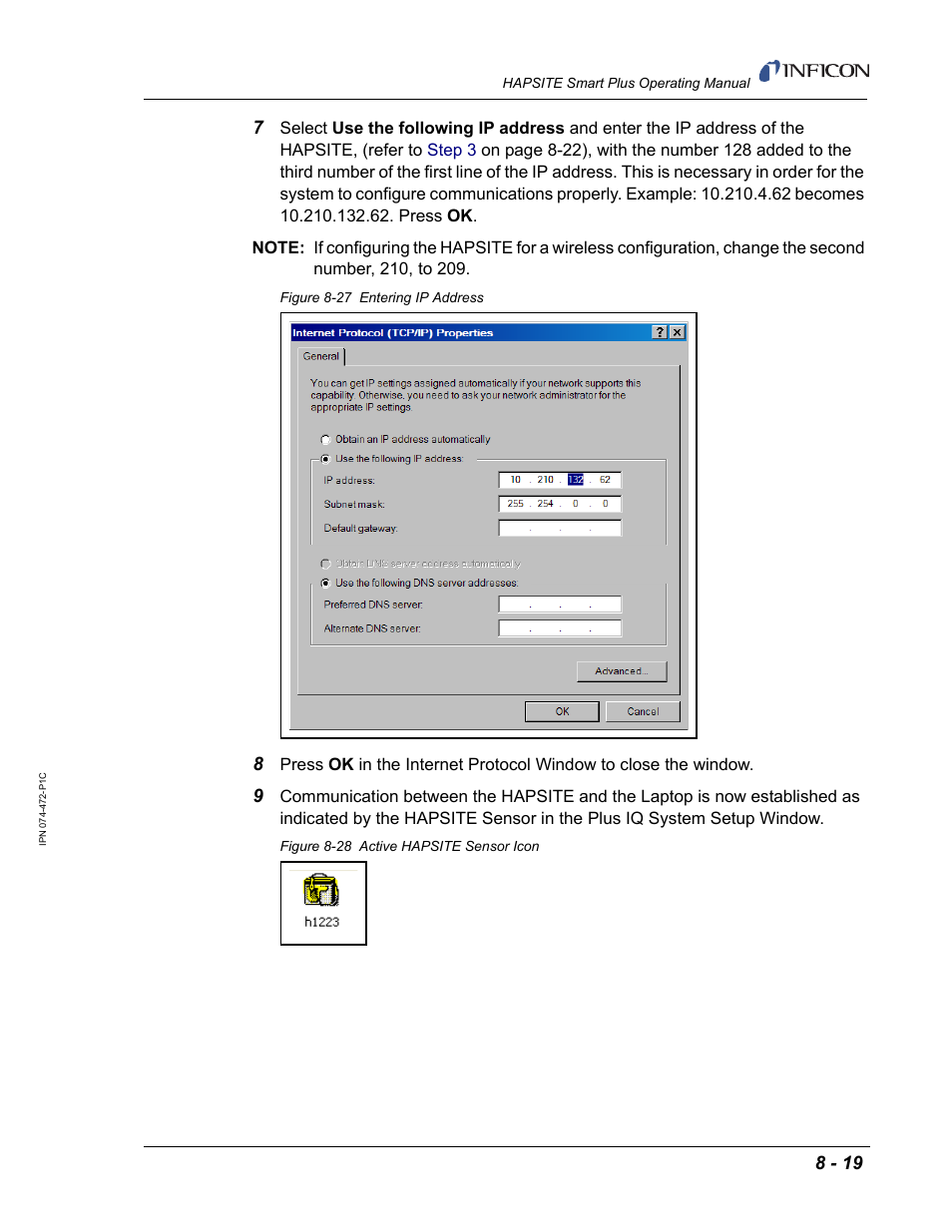 INFICON HAPSITE Smart Plus Chemical Identification System User Manual | Page 295 / 586