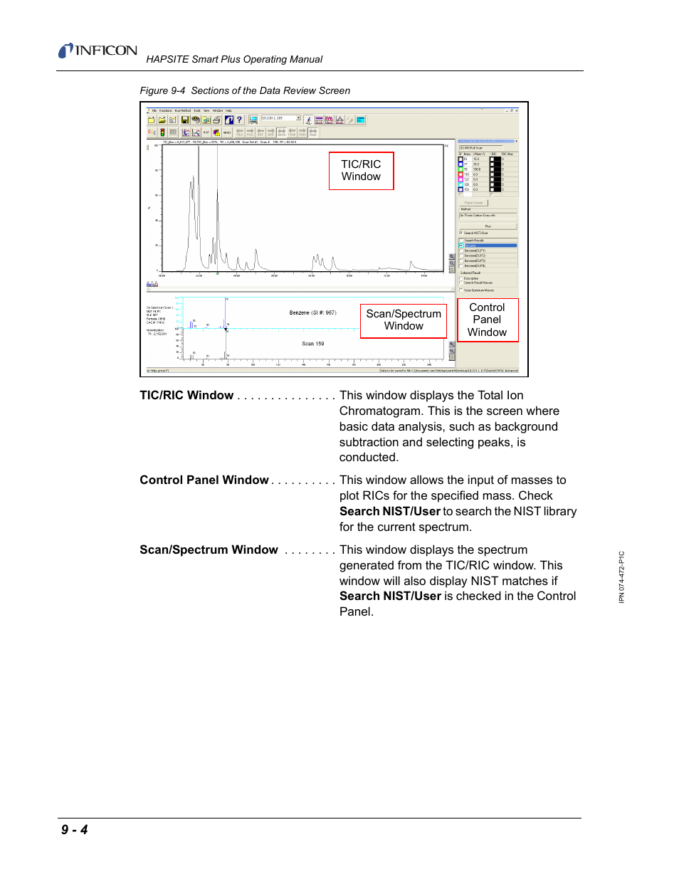 INFICON HAPSITE Smart Plus Chemical Identification System User Manual | Page 312 / 586