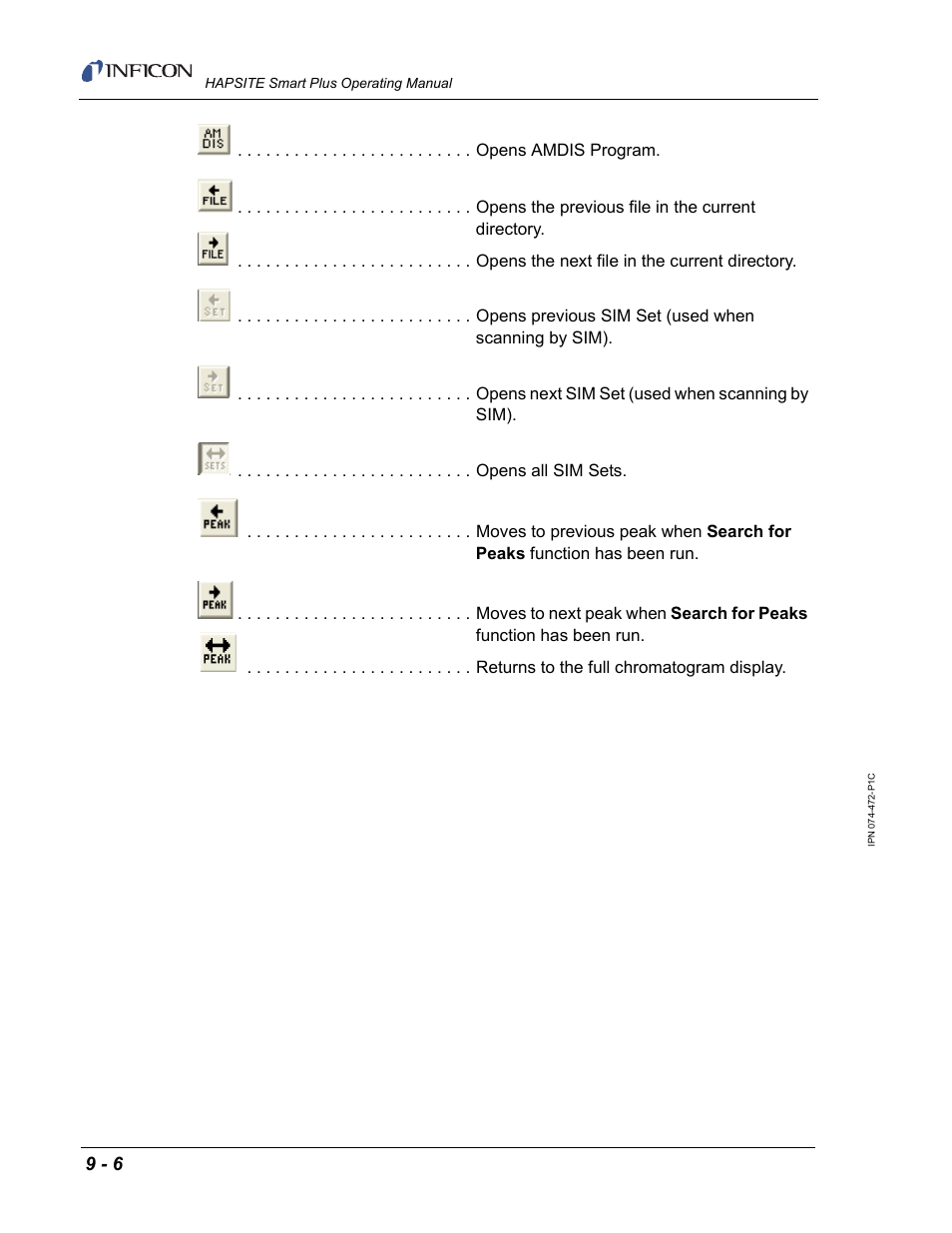 INFICON HAPSITE Smart Plus Chemical Identification System User Manual | Page 314 / 586