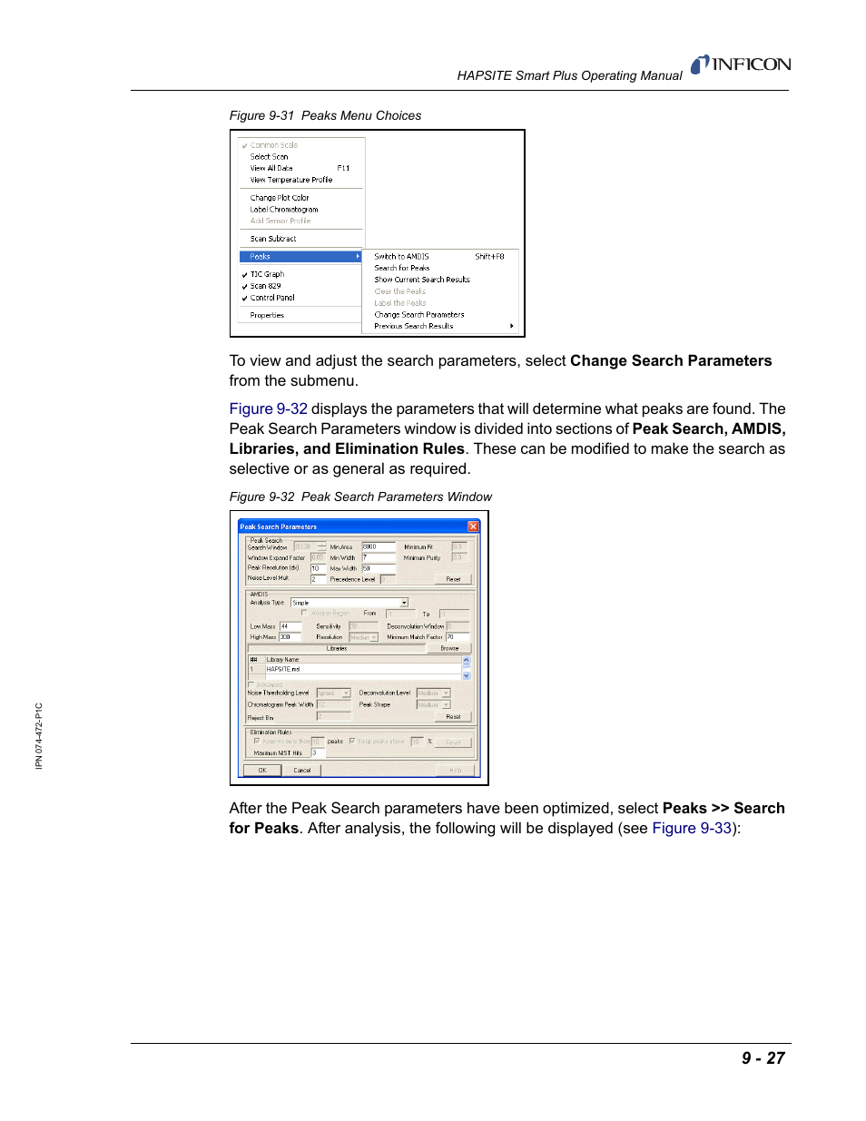 INFICON HAPSITE Smart Plus Chemical Identification System User Manual | Page 335 / 586
