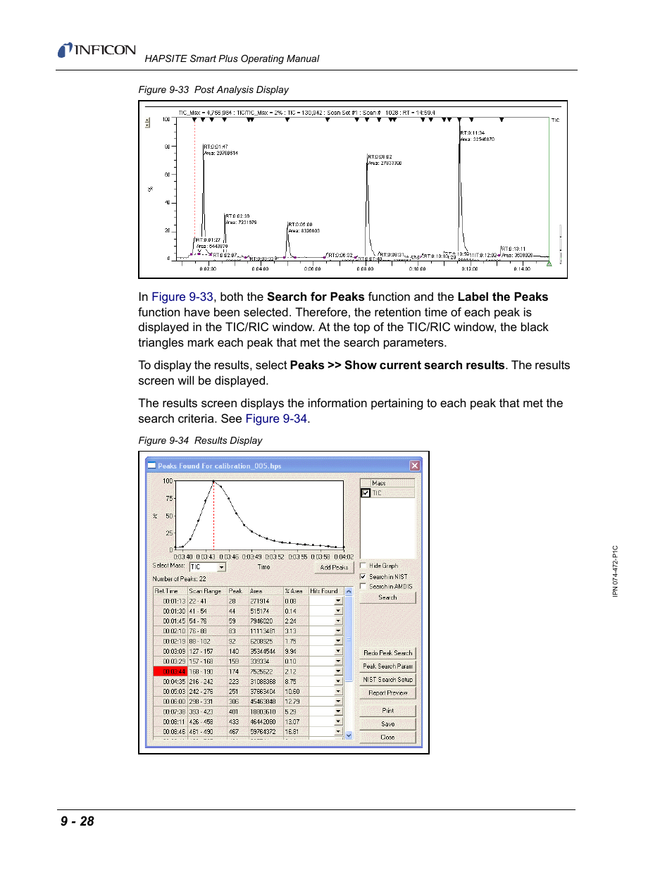 INFICON HAPSITE Smart Plus Chemical Identification System User Manual | Page 336 / 586
