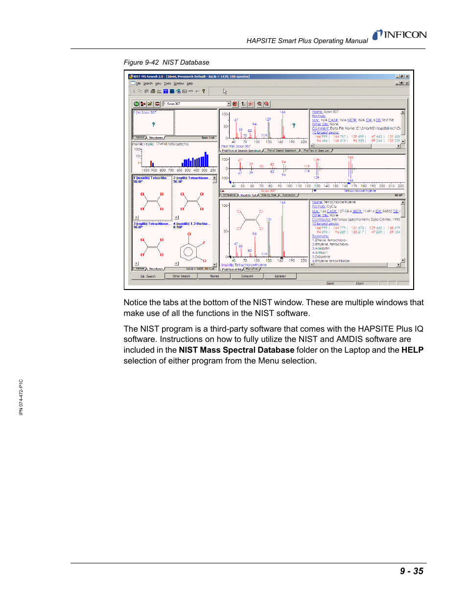 INFICON HAPSITE Smart Plus Chemical Identification System User Manual | Page 343 / 586
