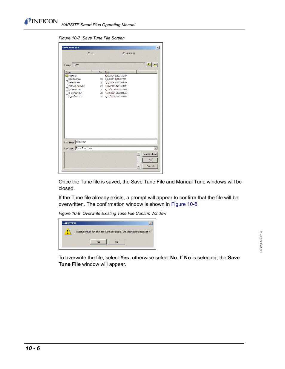 INFICON HAPSITE Smart Plus Chemical Identification System User Manual | Page 352 / 586