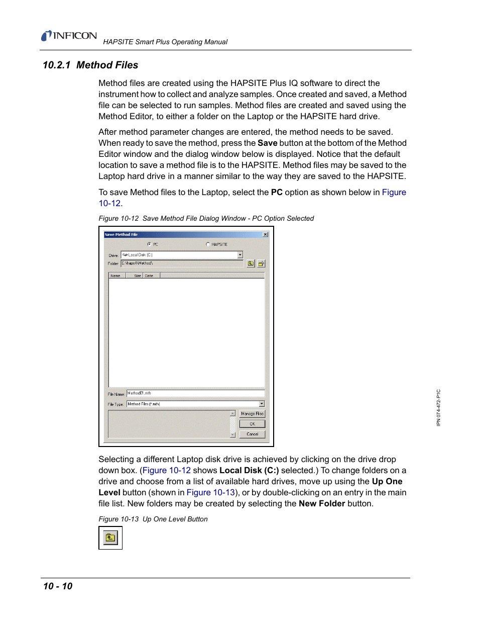 1 method files | INFICON HAPSITE Smart Plus Chemical Identification System User Manual | Page 356 / 586