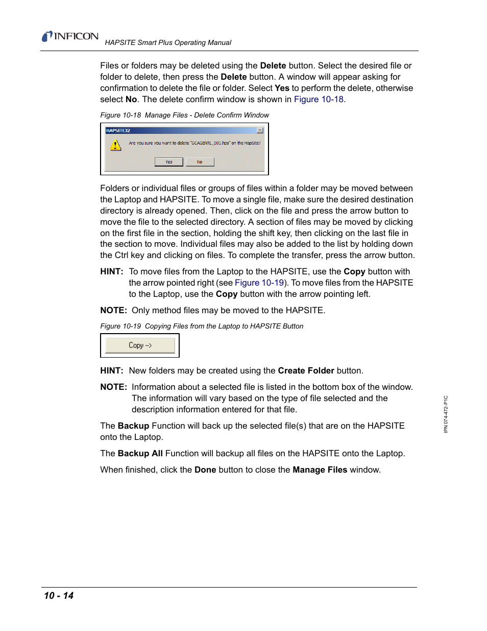 INFICON HAPSITE Smart Plus Chemical Identification System User Manual | Page 360 / 586