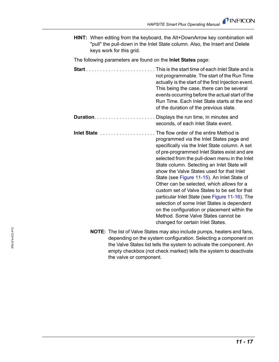 INFICON HAPSITE Smart Plus Chemical Identification System User Manual | Page 377 / 586