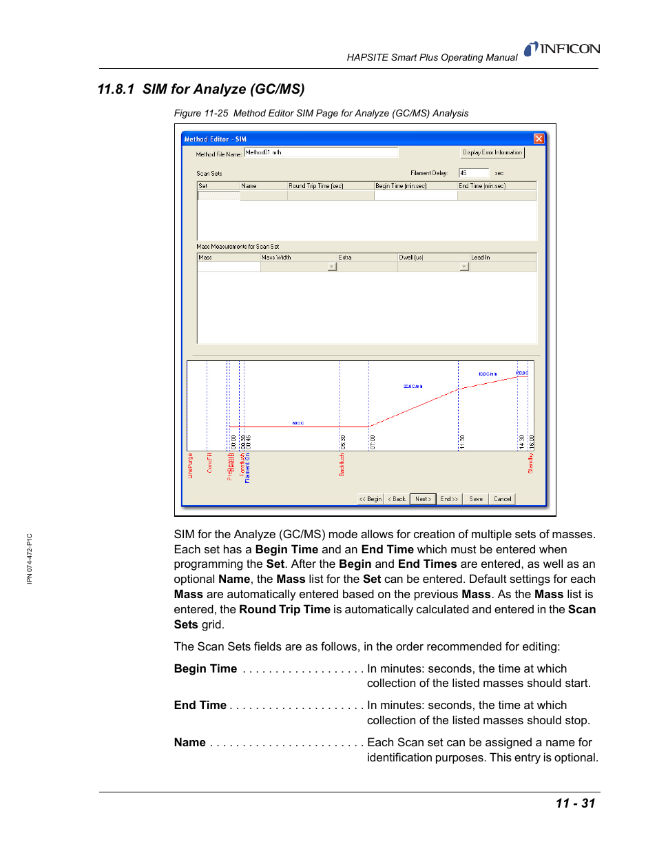 1 sim for analyze (gc/ms) | INFICON HAPSITE Smart Plus Chemical Identification System User Manual | Page 391 / 586