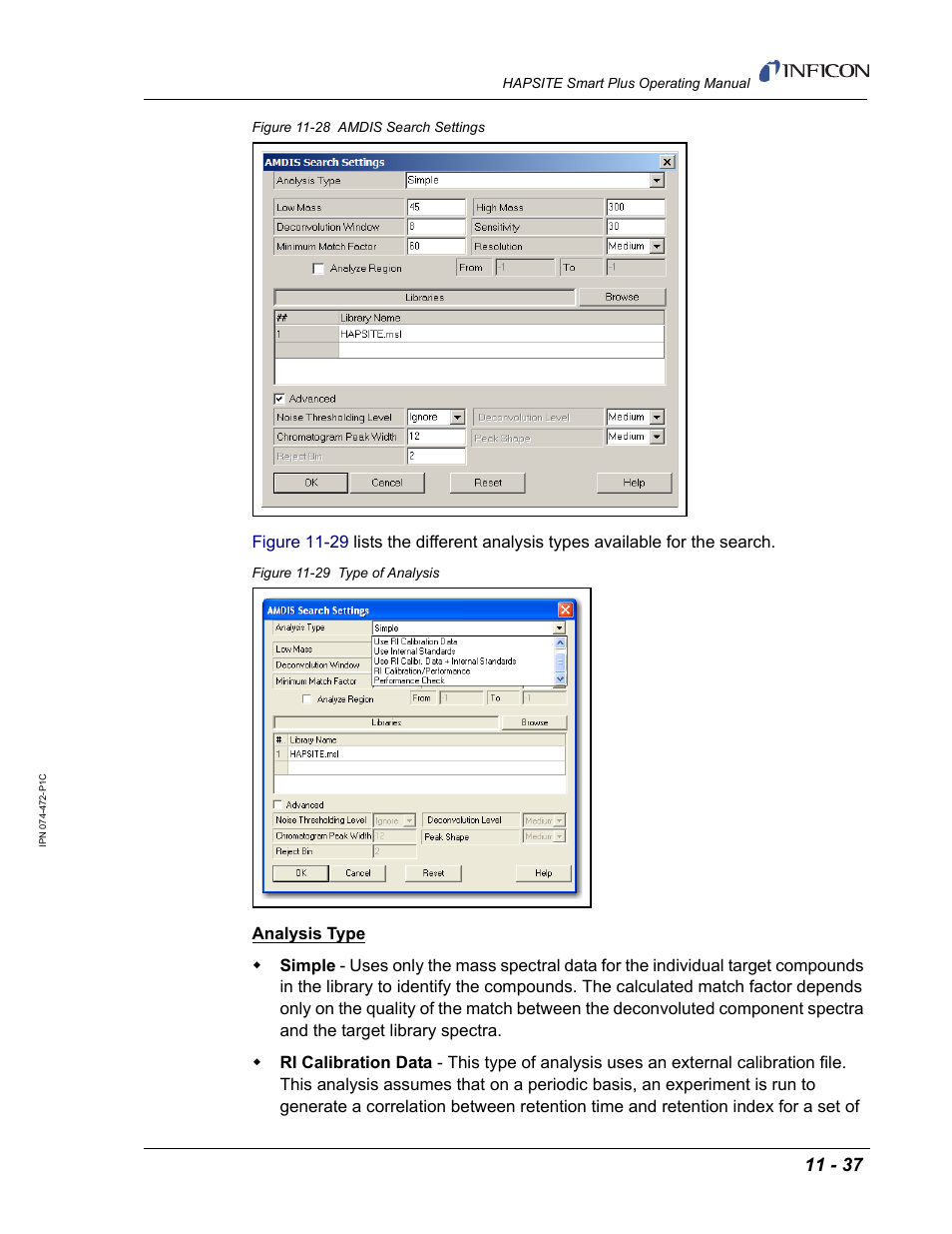 INFICON HAPSITE Smart Plus Chemical Identification System User Manual | Page 397 / 586