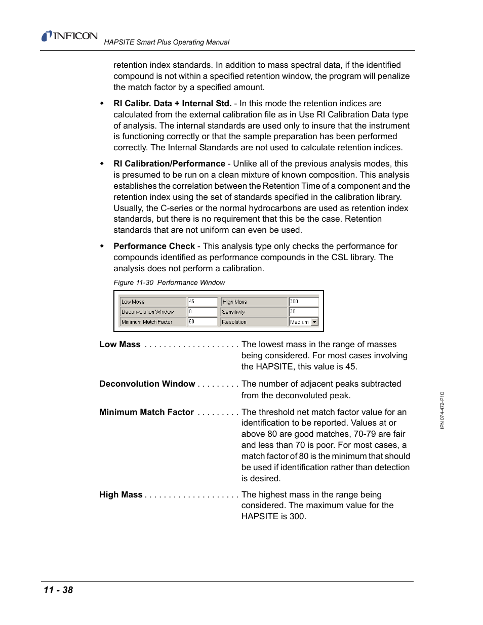 INFICON HAPSITE Smart Plus Chemical Identification System User Manual | Page 398 / 586