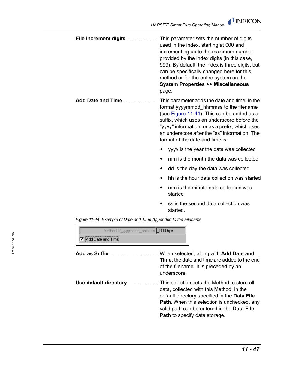 INFICON HAPSITE Smart Plus Chemical Identification System User Manual | Page 407 / 586
