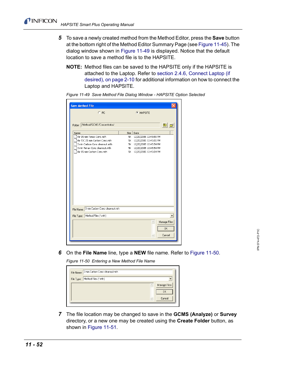 INFICON HAPSITE Smart Plus Chemical Identification System User Manual | Page 412 / 586