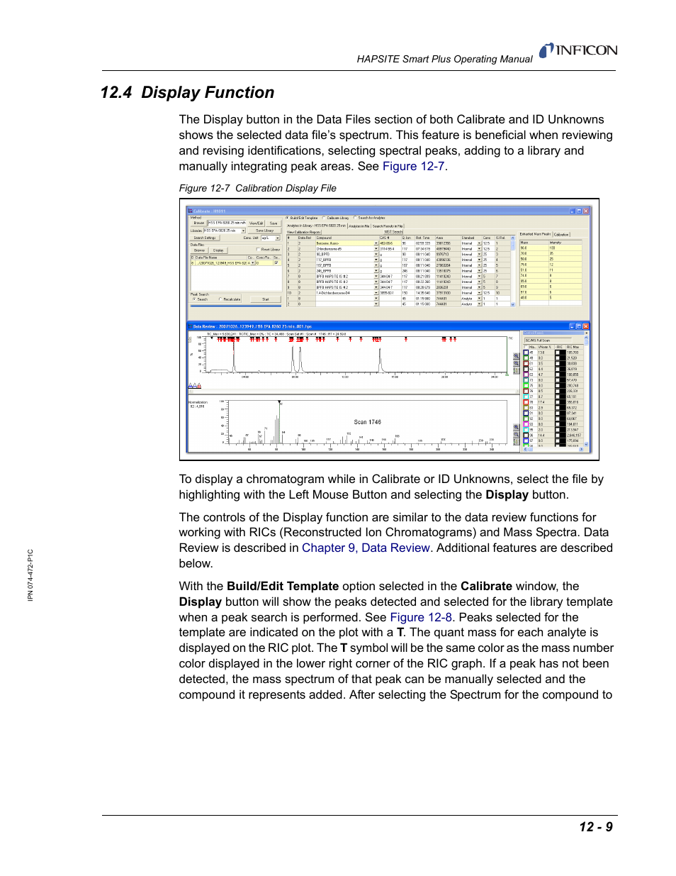 4 display function | INFICON HAPSITE Smart Plus Chemical Identification System User Manual | Page 427 / 586