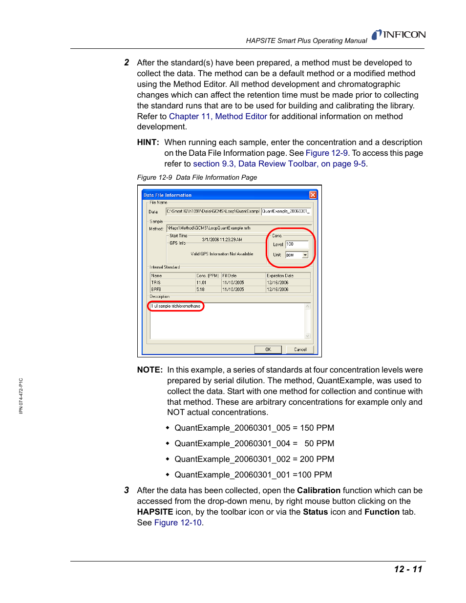 INFICON HAPSITE Smart Plus Chemical Identification System User Manual | Page 429 / 586