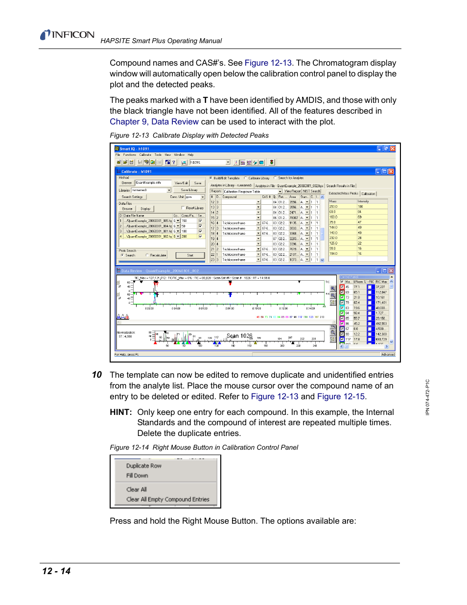INFICON HAPSITE Smart Plus Chemical Identification System User Manual | Page 432 / 586