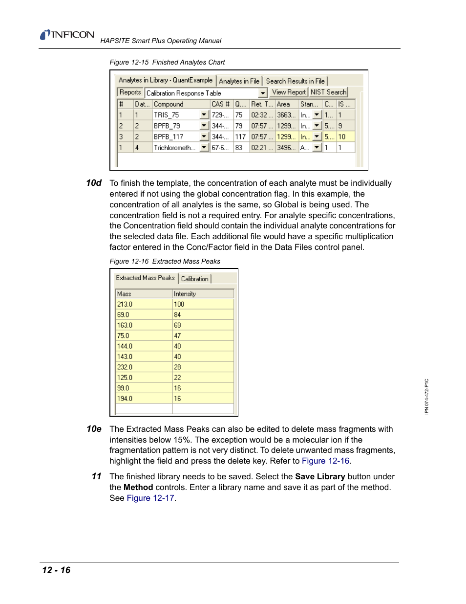 INFICON HAPSITE Smart Plus Chemical Identification System User Manual | Page 434 / 586