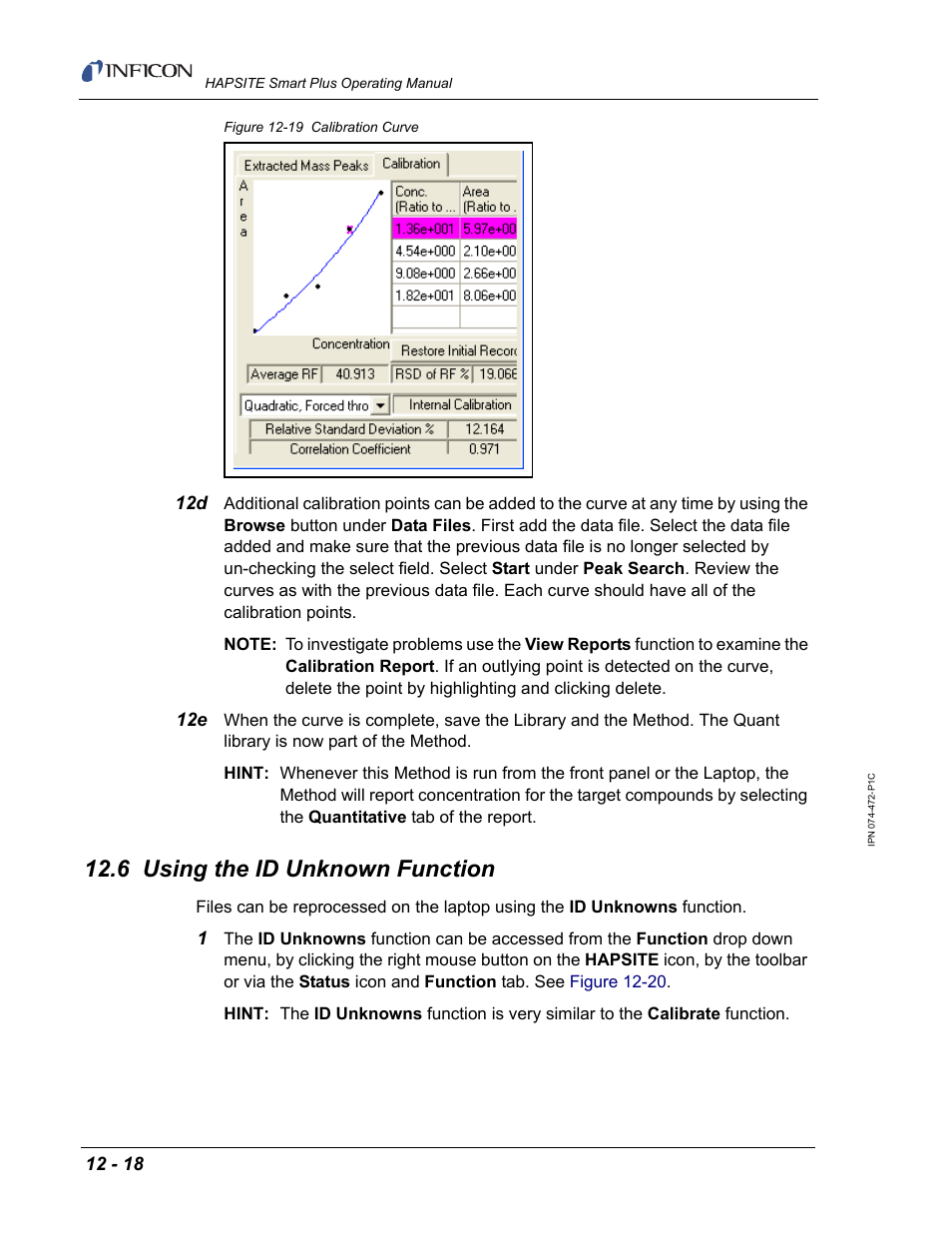 6 using the id unknown function, Figure | INFICON HAPSITE Smart Plus Chemical Identification System User Manual | Page 436 / 586