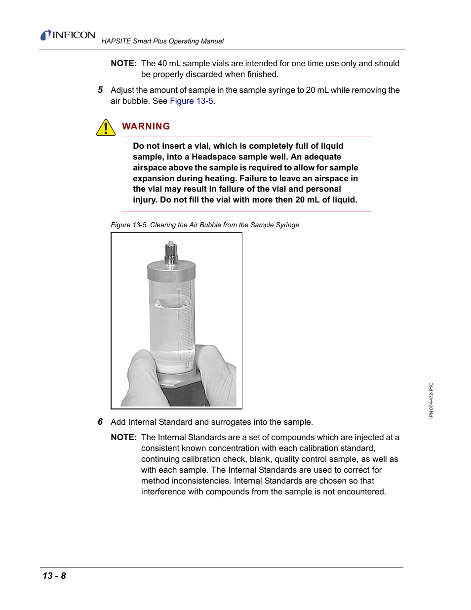 INFICON HAPSITE Smart Plus Chemical Identification System User Manual | Page 446 / 586