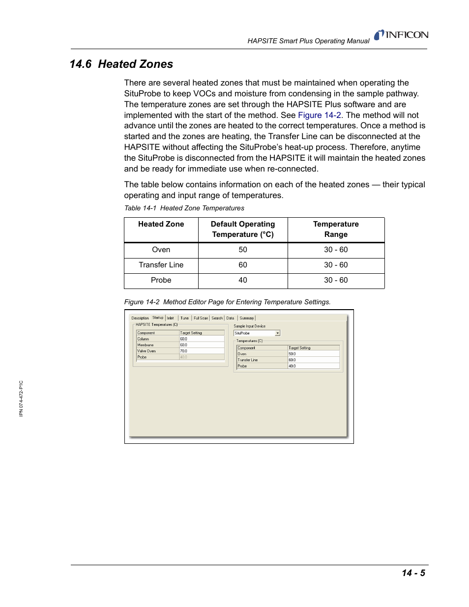 6 heated zones | INFICON HAPSITE Smart Plus Chemical Identification System User Manual | Page 463 / 586