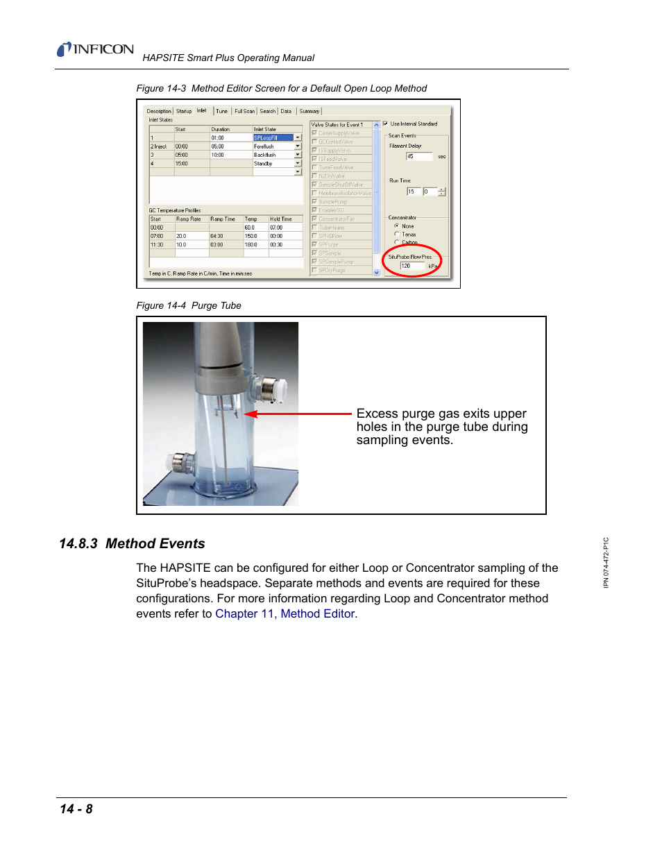 3 method events | INFICON HAPSITE Smart Plus Chemical Identification System User Manual | Page 466 / 586