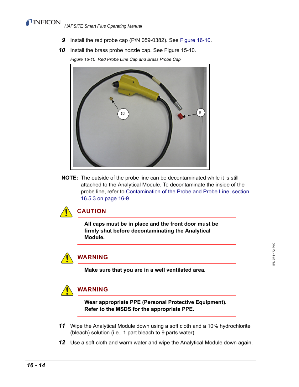 INFICON HAPSITE Smart Plus Chemical Identification System User Manual | Page 512 / 586