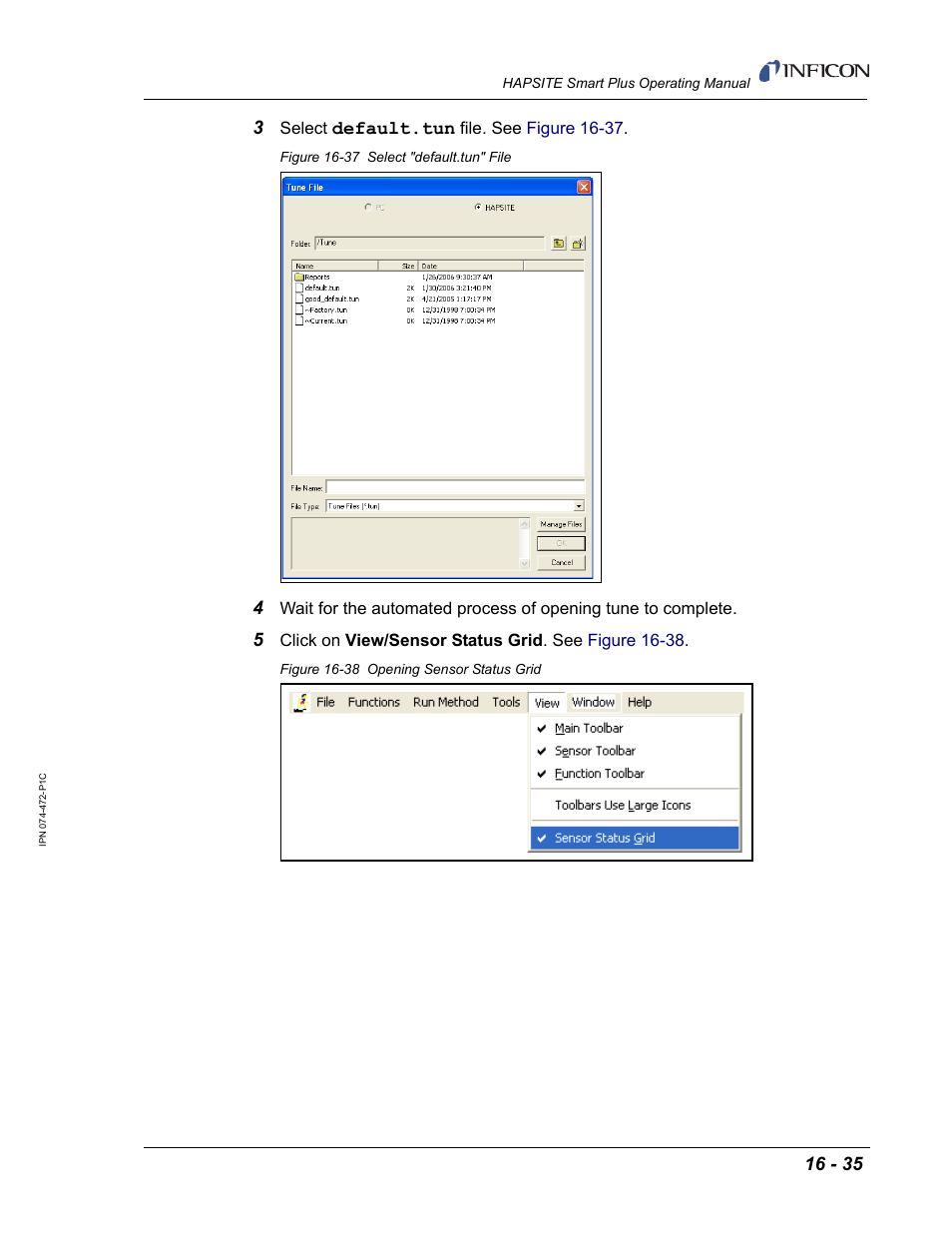 Default.tun | INFICON HAPSITE Smart Plus Chemical Identification System User Manual | Page 533 / 586