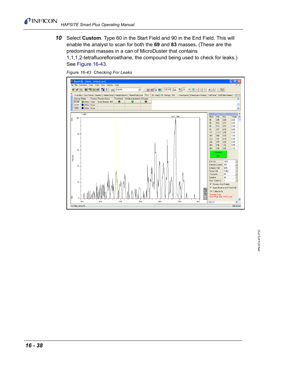 INFICON HAPSITE Smart Plus Chemical Identification System User Manual | Page 536 / 586