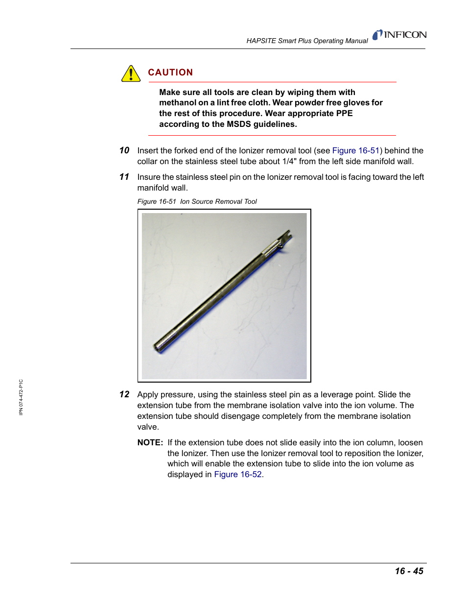 INFICON HAPSITE Smart Plus Chemical Identification System User Manual | Page 543 / 586