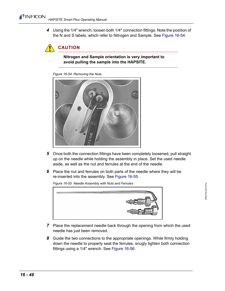 INFICON HAPSITE Smart Plus Chemical Identification System User Manual | Page 546 / 586