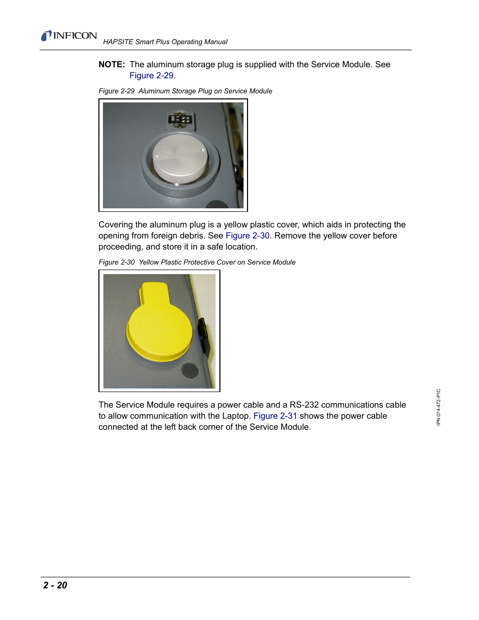 INFICON HAPSITE Smart Plus Chemical Identification System User Manual | Page 58 / 586