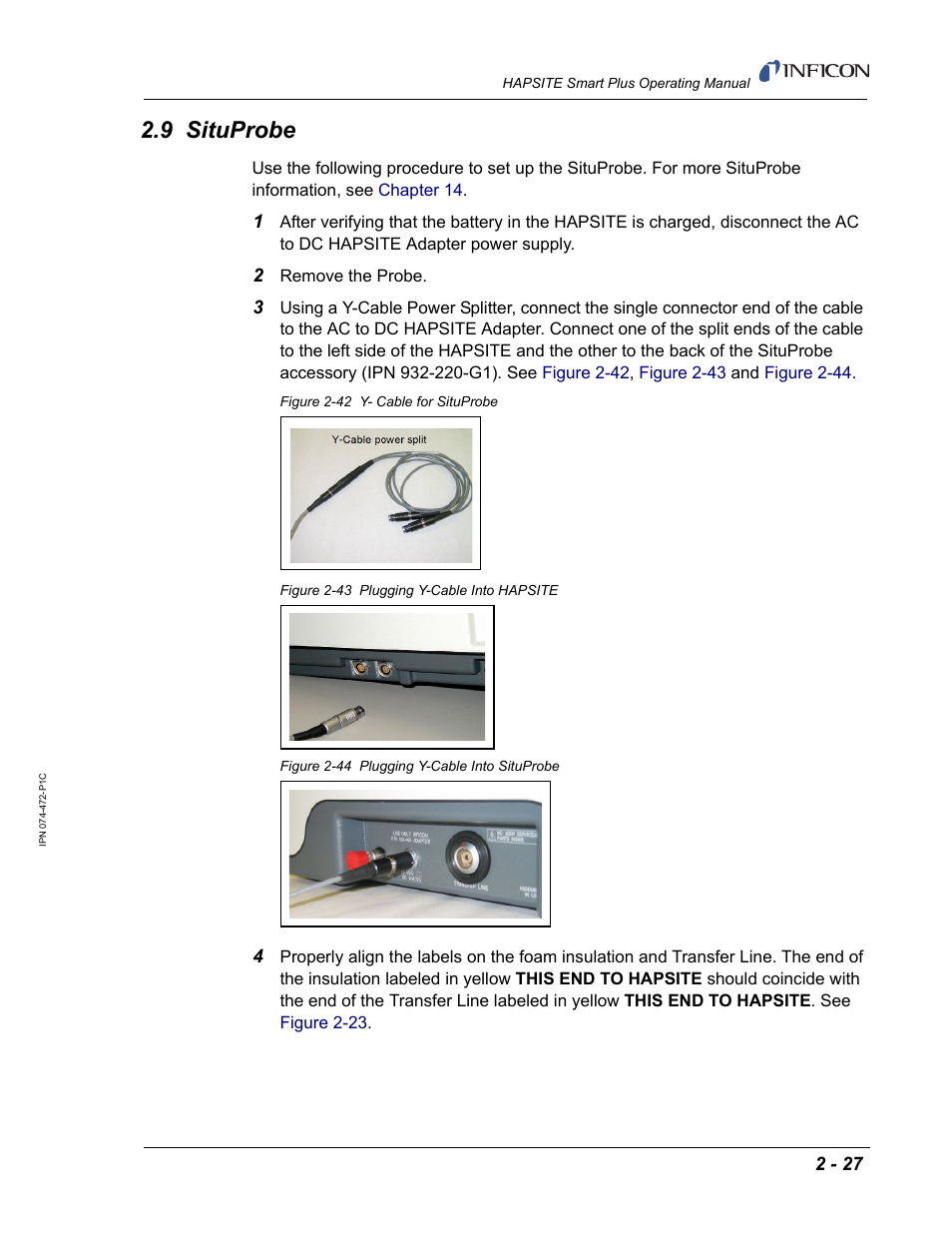 9 situprobe | INFICON HAPSITE Smart Plus Chemical Identification System User Manual | Page 65 / 586