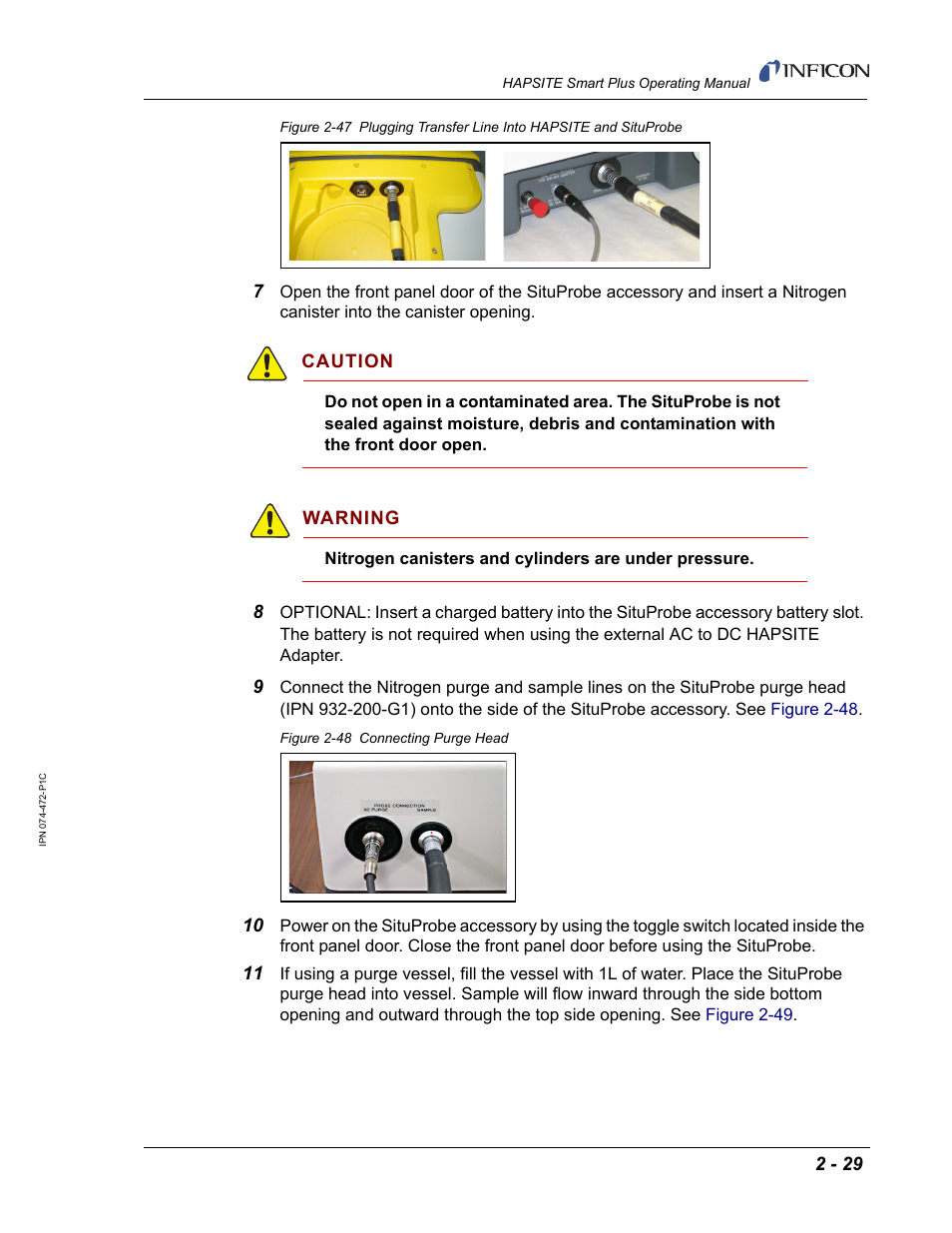 INFICON HAPSITE Smart Plus Chemical Identification System User Manual | Page 67 / 586