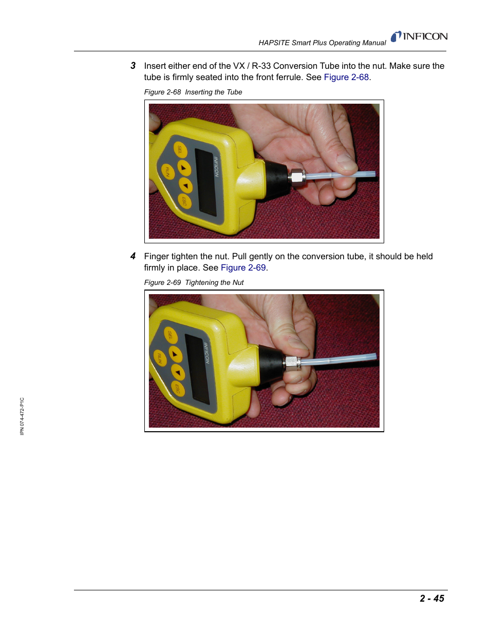 INFICON HAPSITE Smart Plus Chemical Identification System User Manual | Page 83 / 586