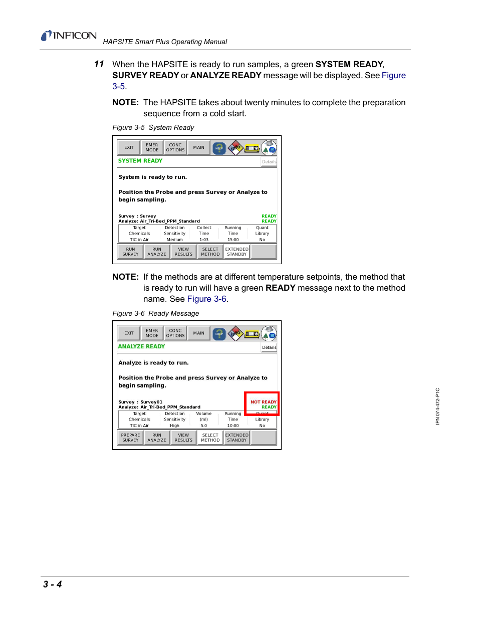 INFICON HAPSITE Smart Plus Chemical Identification System User Manual | Page 98 / 586