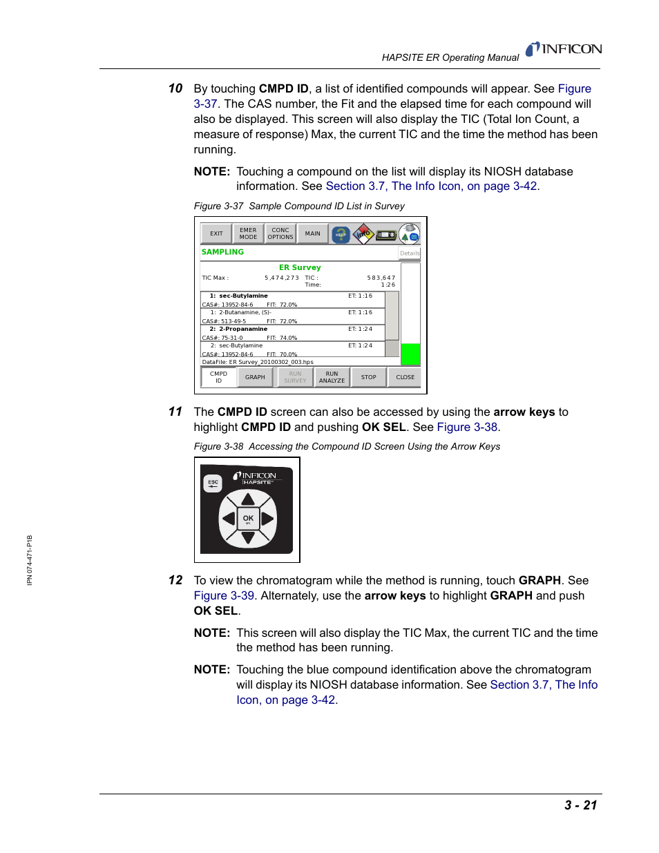 INFICON HAPSITE ER Chemical Identification System User Manual | Page 105 / 560