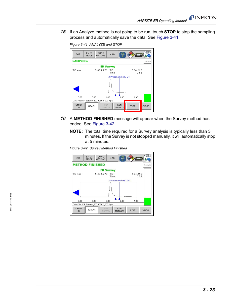 INFICON HAPSITE ER Chemical Identification System User Manual | Page 107 / 560