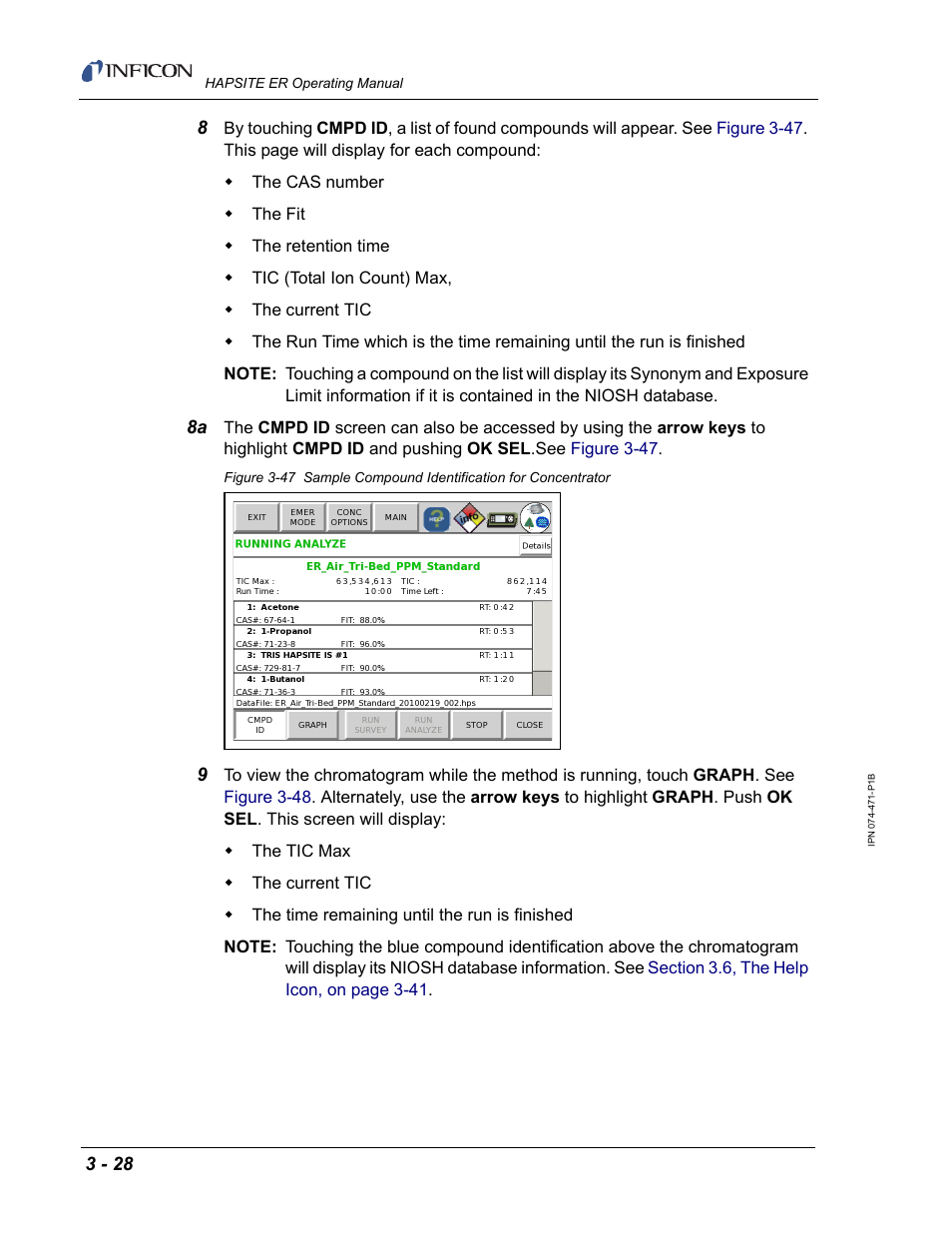 INFICON HAPSITE ER Chemical Identification System User Manual | Page 112 / 560