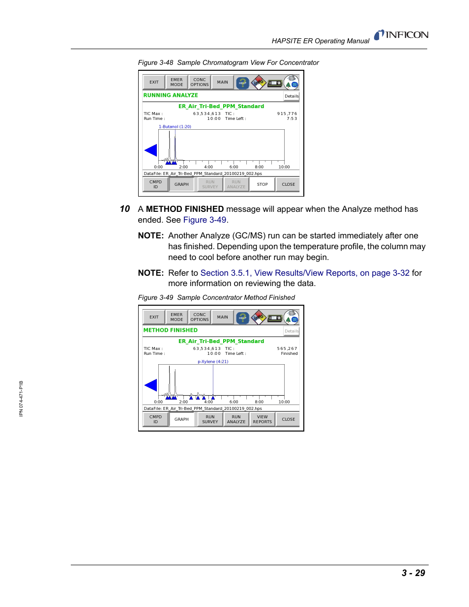 INFICON HAPSITE ER Chemical Identification System User Manual | Page 113 / 560