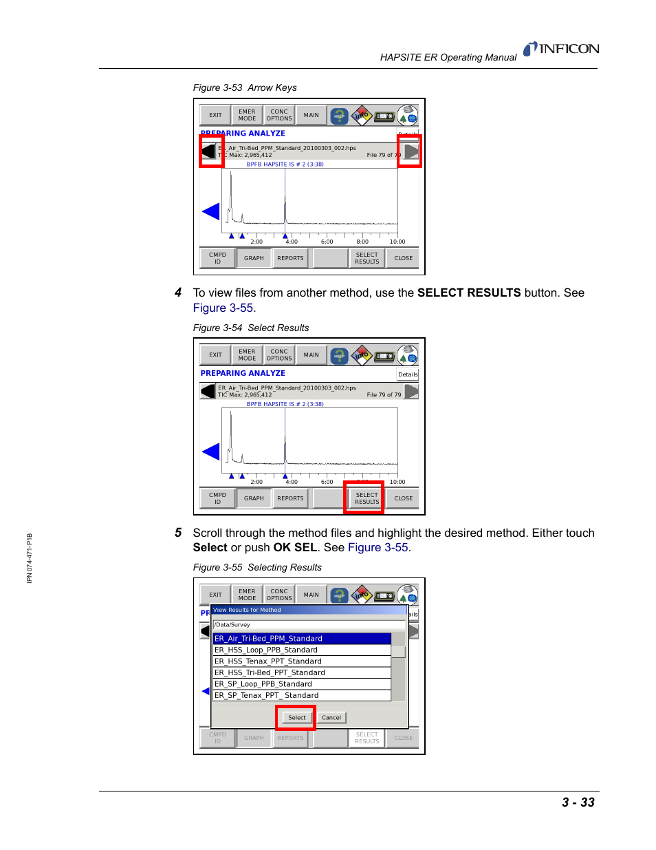 INFICON HAPSITE ER Chemical Identification System User Manual | Page 117 / 560