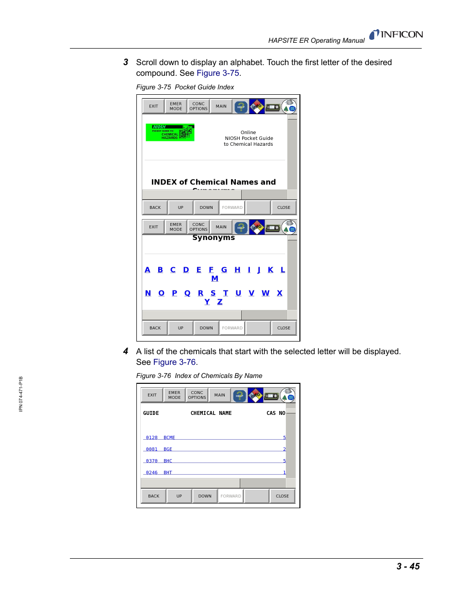 INFICON HAPSITE ER Chemical Identification System User Manual | Page 129 / 560