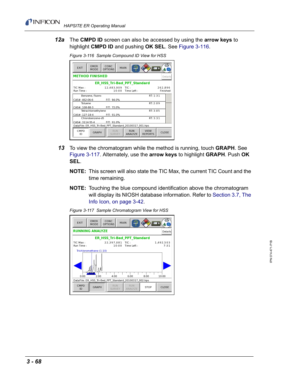 INFICON HAPSITE ER Chemical Identification System User Manual | Page 152 / 560