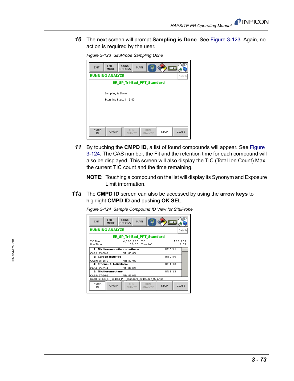 INFICON HAPSITE ER Chemical Identification System User Manual | Page 157 / 560