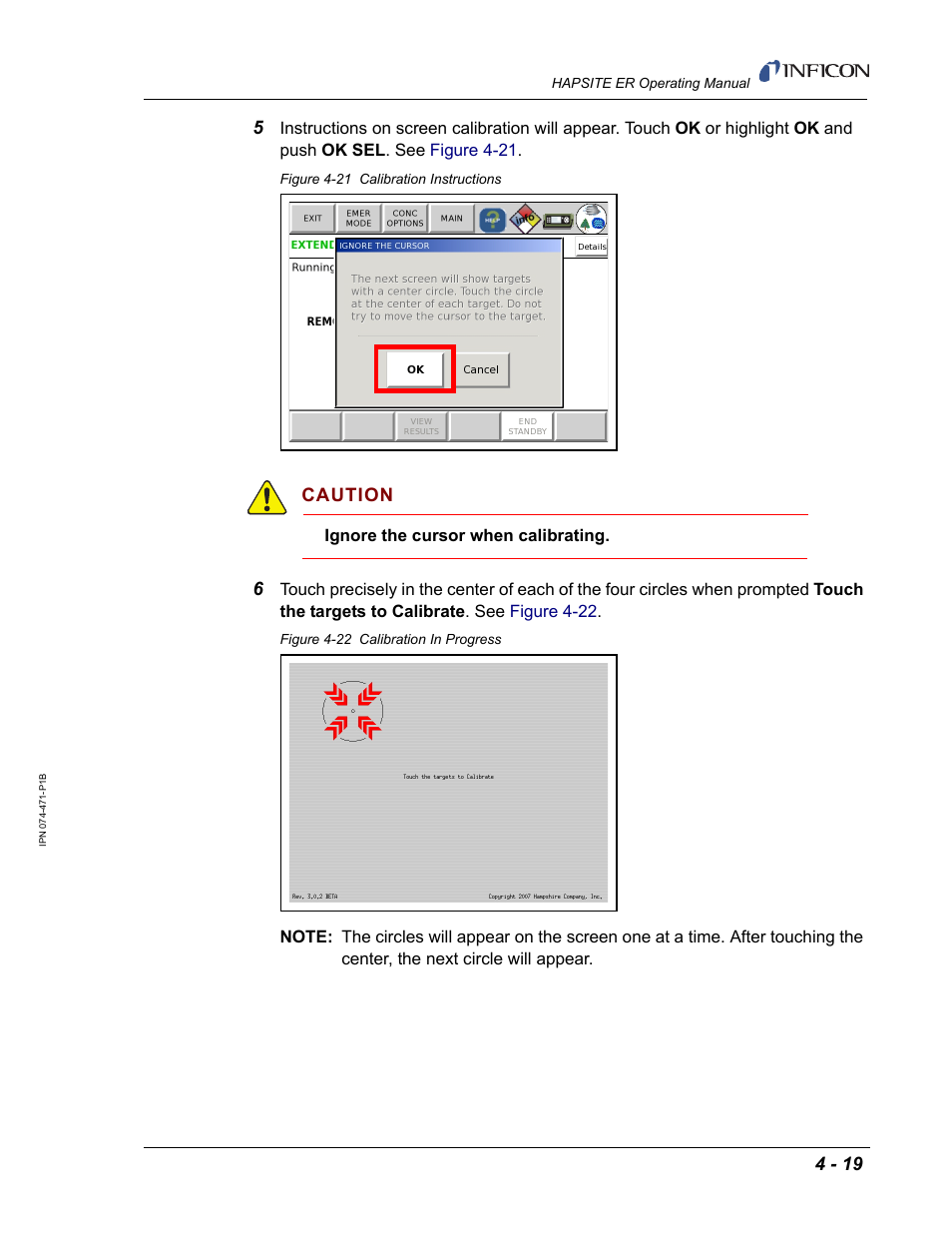 Caution | INFICON HAPSITE ER Chemical Identification System User Manual | Page 179 / 560