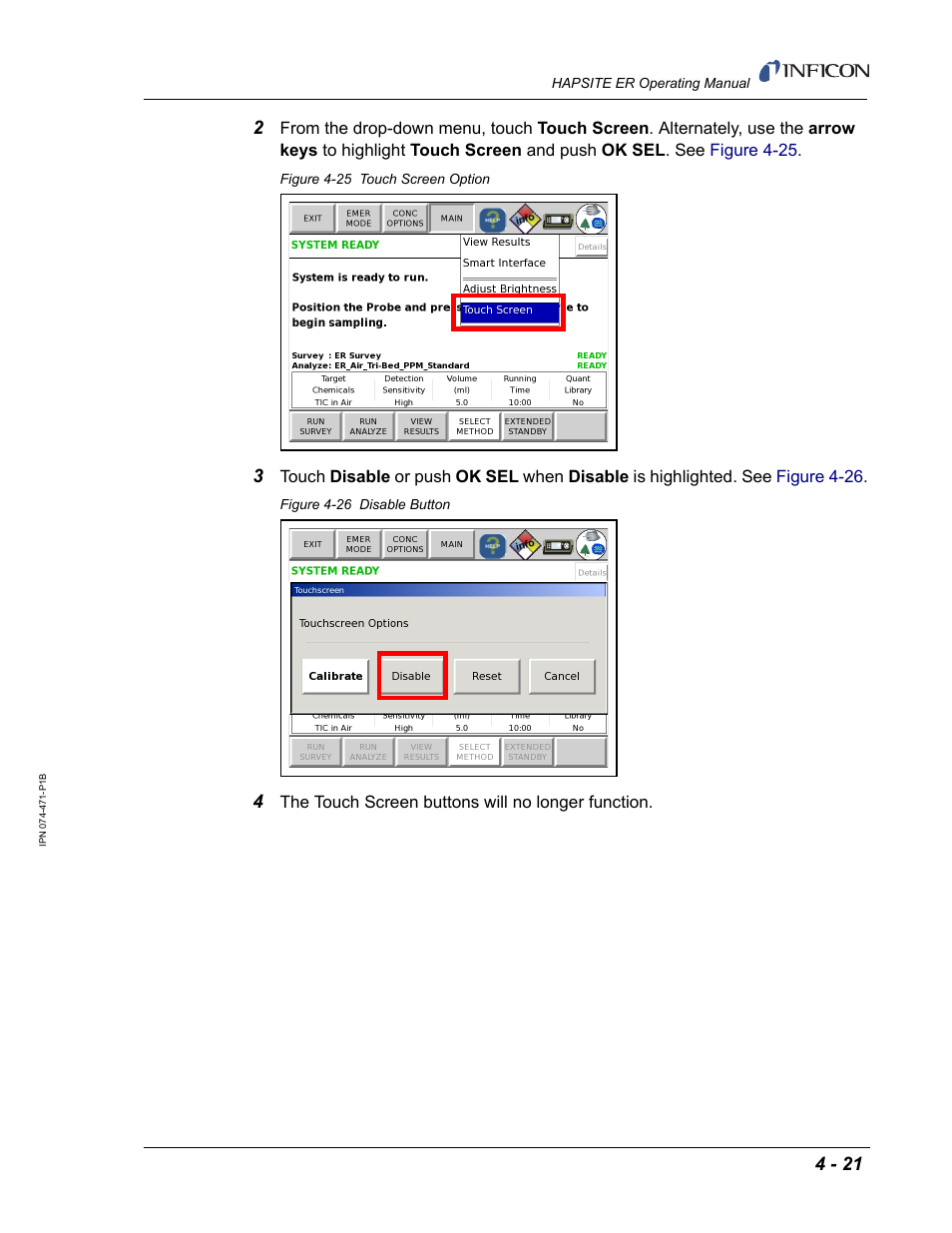 INFICON HAPSITE ER Chemical Identification System User Manual | Page 181 / 560