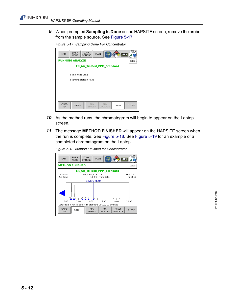 INFICON HAPSITE ER Chemical Identification System User Manual | Page 206 / 560