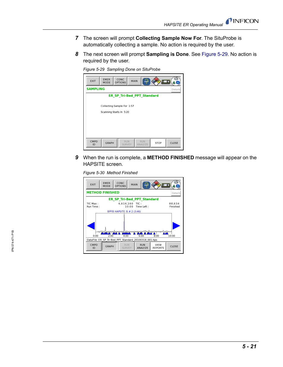 INFICON HAPSITE ER Chemical Identification System User Manual | Page 215 / 560