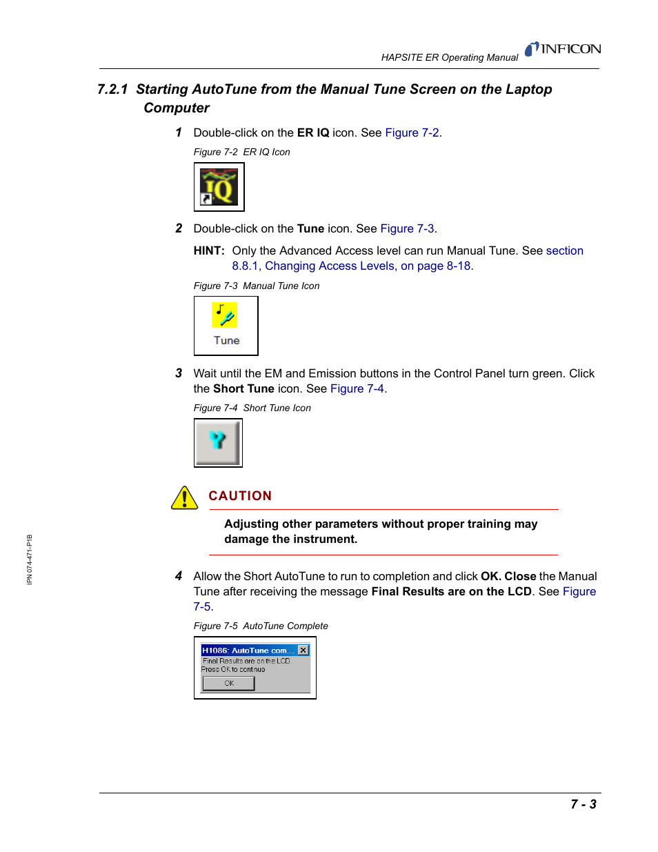 INFICON HAPSITE ER Chemical Identification System User Manual | Page 229 / 560